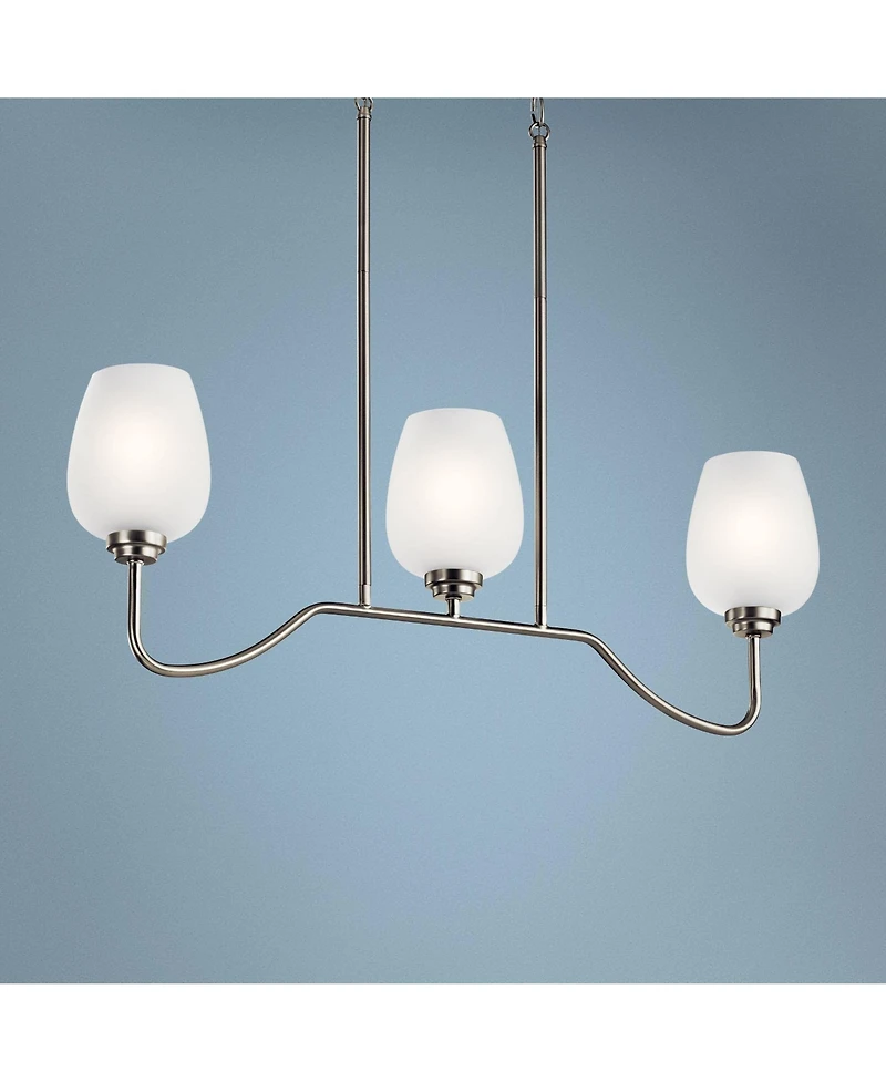 Kichler Valserrano 31" Wide Nickel Kitchen Island Light Chandelier