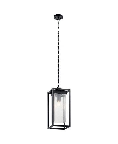 Kichler Mercer 24" High Black Silver Outdoor Hanging Light