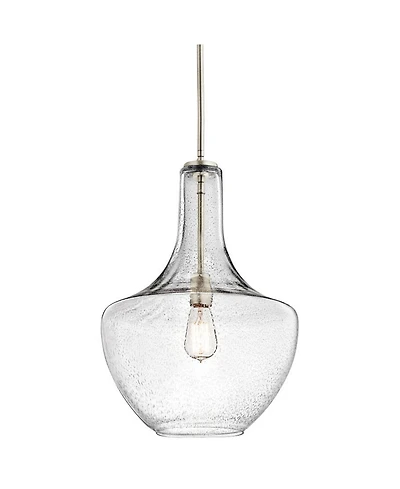 Kichler Everly 13 3/4" Wide Nickel Clear Glass Pendant Light