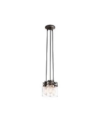 Kichler Brinley 8 1/2" Wide Olde Bronze 3-Light Mini Pendant