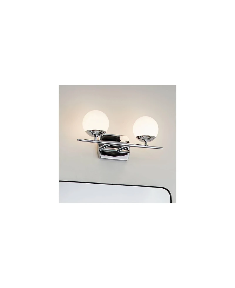 Kichler Jasper 7 3/4"H Chrome 2-Light Halogen Wall Sconce