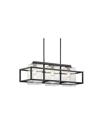 Kichler Wright 36" Wide Zinc Kitchen Island Light Outdoor Chandelier