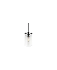 Kichler Crosby 6" Wide Dual-Chrome 1-Light Mini Pendant