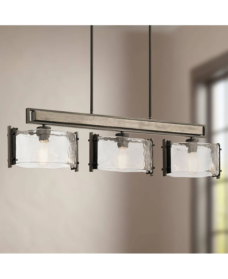 Kichler Aberdeen 42 1/2" Bronze Rustic Kitchen Island Light Chandelier