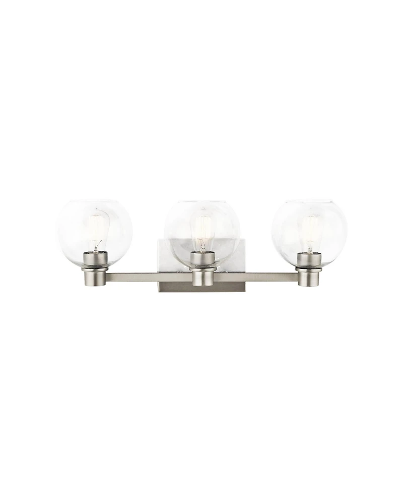 Kichler Harmony 24 1/2"W Brushed Nickel 3-Light Bath Light