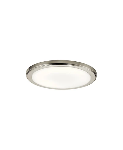 Kichler Zeo 13" Wide Round Brushed Nickel 3000K Led Ceiling Light