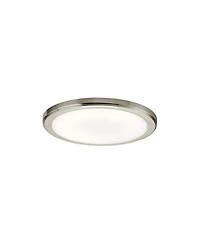 Kichler Zeo 13" Wide Round Brushed Nickel 3000K Led Ceiling Light