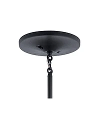 Kichler Hampshire 16" Wide Climates Black Modern Outdoor Ceiling Light