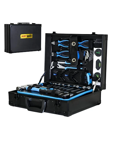 Streamdale Furniture 181-Piece Aluminum Toolbox General Household Hand Tool Set