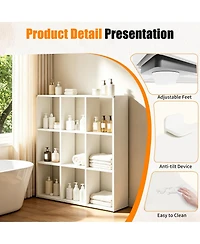 Boyel Living Cube Metal Storage Shelf Organizer Bookcase Display Rack Easy Assembly