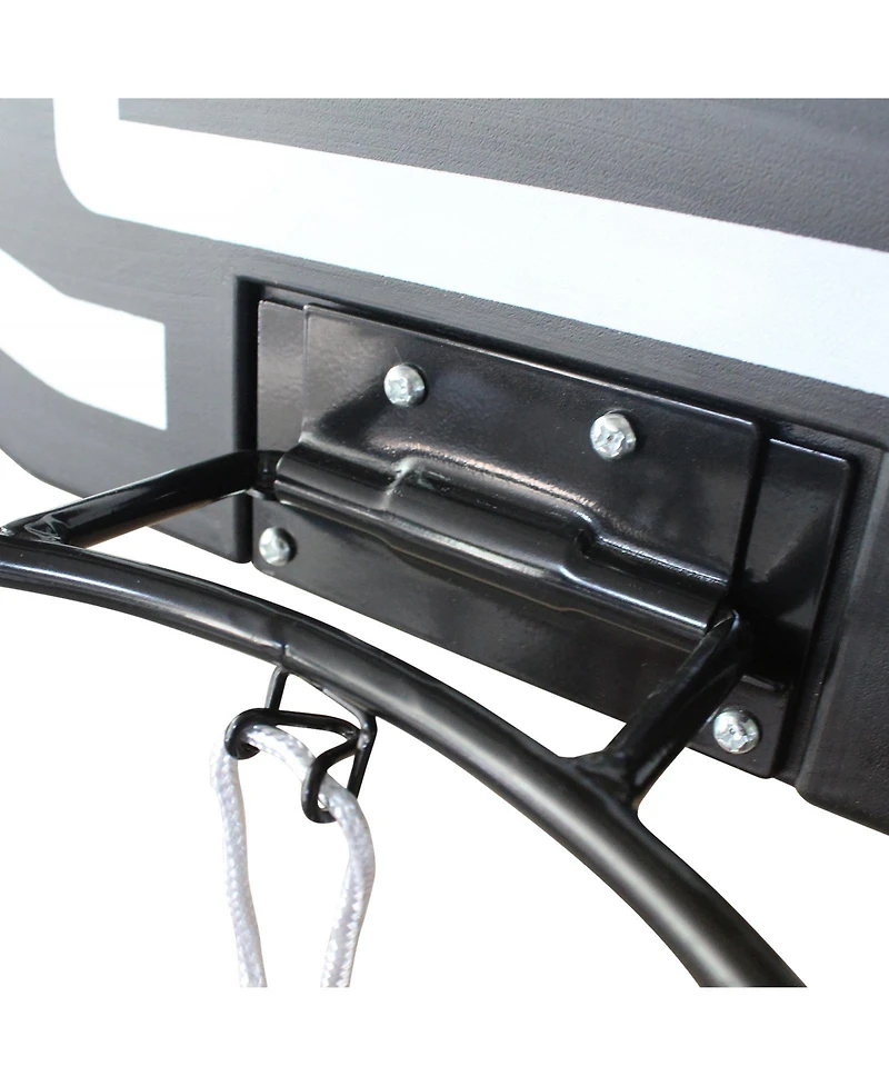 Zeny Wall-mounted basketball hoop, shatterproof back, folding hoop, durable hoop and all-weather mesh for indoor and outdoor use