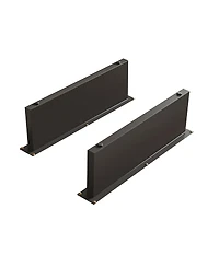 Streamdale Furniture Square Floating Coffee Table with Storage Tray and Steel Legs