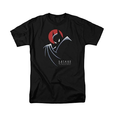 Batman Men's The Animated Series Behind Cape T-Shirt