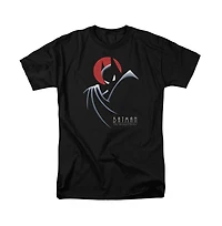 Batman Men's The Animated Series Behind Cape T-Shirt