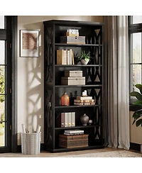 Tribesigns 6-Tier Bookshelf, 71 Inches Tall Freestanding Bookcase for Living Room