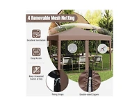 Boyel Living Pop-Up Canopy Tent Easy Setup Instant Folding Shelter with Mesh Netting