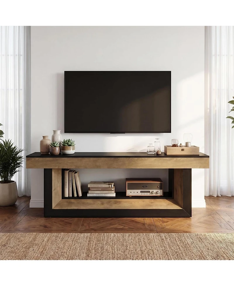 Tribesigns 63" Farmhouse Tv Stand for TVs up to 70"