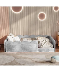 Streamdale Furniture Full Size Upholstered Floor Bed
