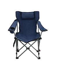 Mountaintop Outdoor Camping Chairs Folding/Portable/Adjustable reclining chair(Three-level adjustment), Side Pockets and Cup Holder