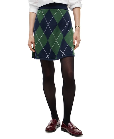 Tommy Hilfiger Women's Tartan Argyle A-Line Skirt