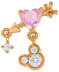 Girls Crew Crystal Disney Heartstruck Mickey Mouse Dangle Earrings