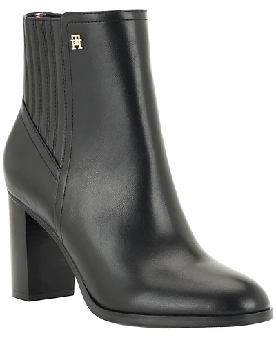 Tommy Hilfiger Women's Dannie Block Heel Dress Booties