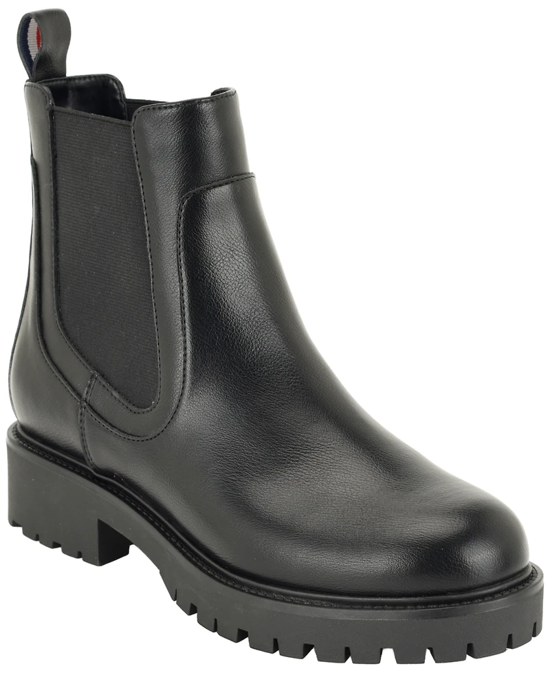 Tommy Hilfiger Women's Valma Chelsea Lug Sole Booties