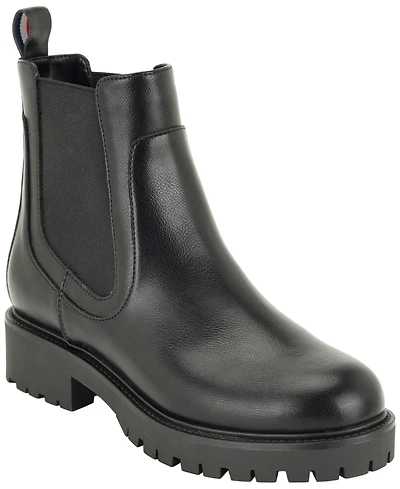 Tommy Hilfiger Women's Valma Chelsea Lug Sole Booties