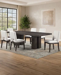 7-Piece Summit Square Dining Set (1 Tabel & 6 Side Chairs), Macy's Exclusive
