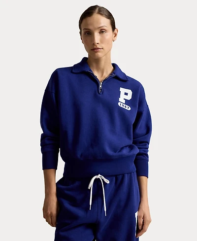 Polo Ralph Lauren Women's Varsity Quarter-Zip Sweatshirt