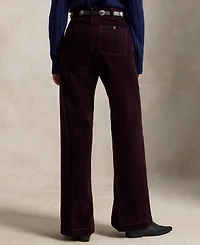 Polo Ralph Lauren Women's Beaton High-Rise Flared 14-Wale Corduroy Pants