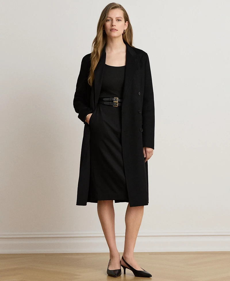 Lauren Ralph Women's Double-Breasted Wool-Blend Coat