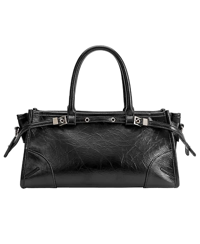 Melie Bianco Rhonda Medium Top Handle Satchel Handbag