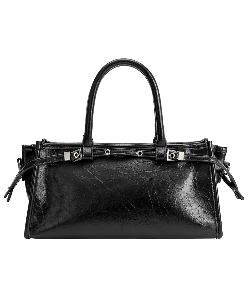 Melie Bianco Rhonda Medium Top Handle Satchel Handbag