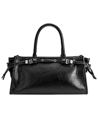 Melie Bianco Rhonda Medium Top Handle Satchel Handbag