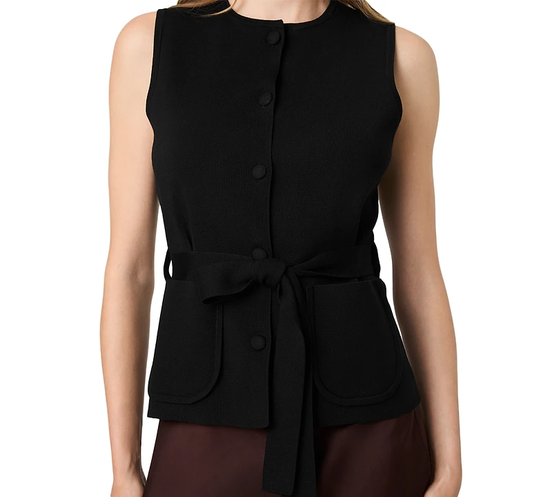 French Connection Women's Maxime Sleeveless Wrap Top