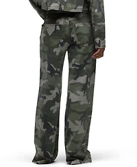 Hudson Jeans Women's Rylee Camo Wide-Leg Low-Rise Pants