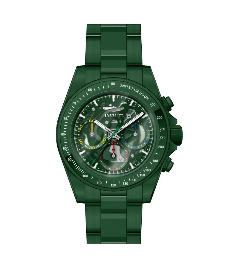 Invicta Speedway 51033 Men's 39.5mm Quartz Chronograph Watch - Stainless Steel Bracelet