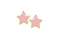 Lily Nily Girls Enamel Star Stud Earrings in 14K