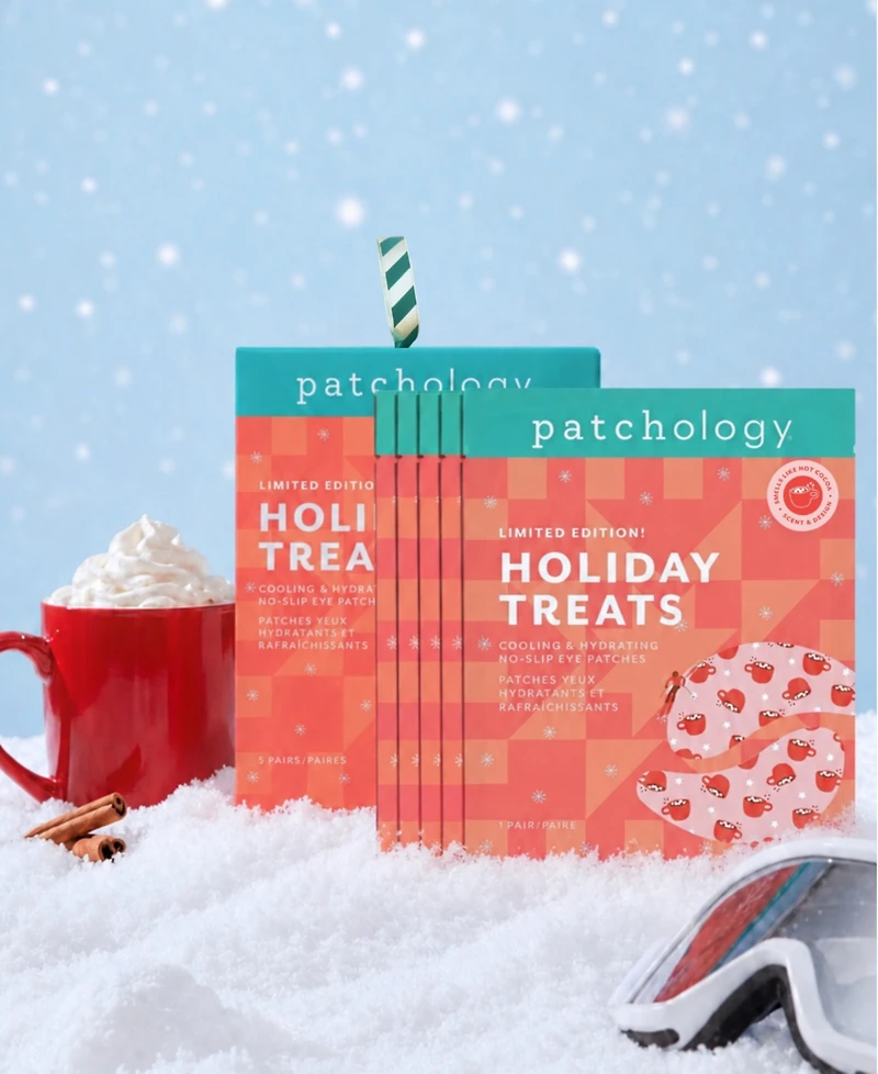 Patchology Holiday Treats 2.0 Eye Patches, 5-Pack