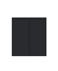 Boyel Living 27"x30" Standard Wall Cabinet 2 Door Shelves, Ready to Assemble Kitchen with Solid Wood Frame, Soft-Close Slides and Hinge