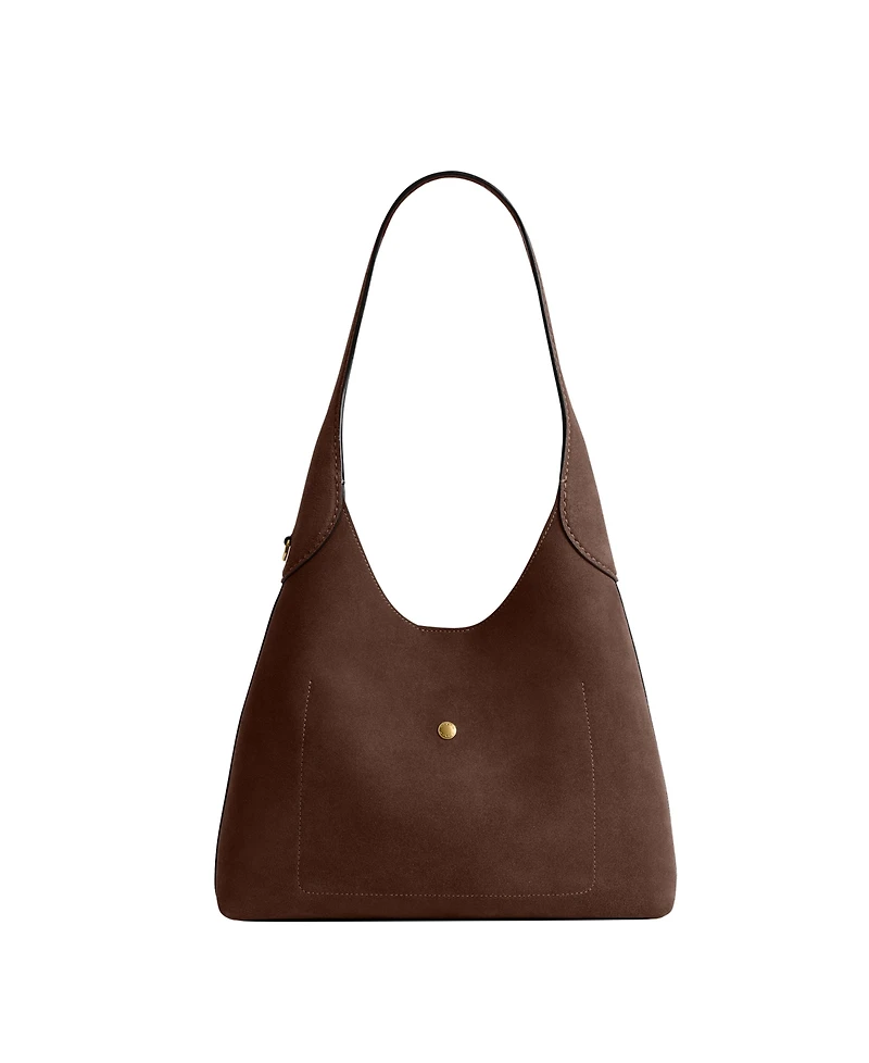 Coach Brooklyn Medium Suede Shoulder Bag 28