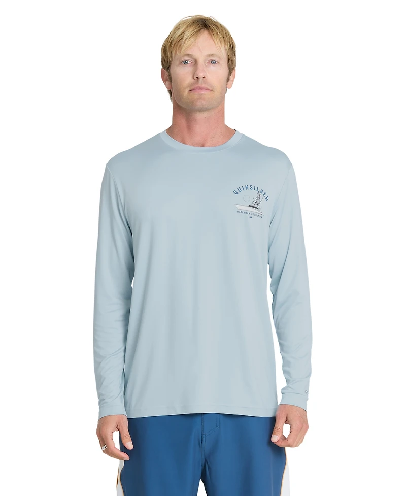 Quiksilver Waterman Men's Regular-Fit Crewneck offshore T-Shirt