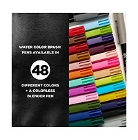 Sakura Koi Sakura Brush Pen Set, Multicolor, 48-Piece