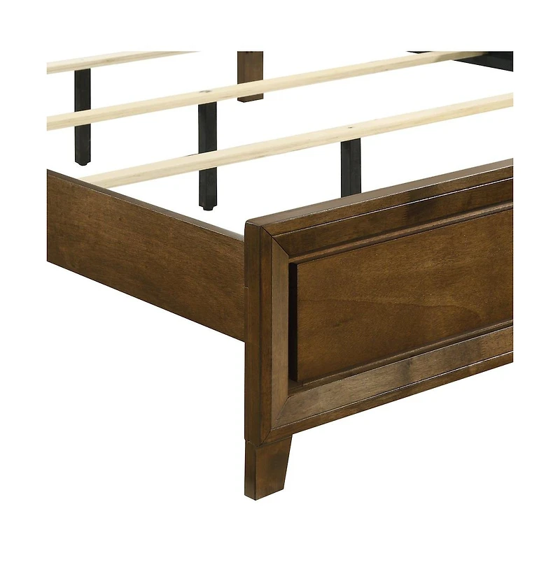 New Classic Furniture Ballard Wood Panel Bed in Walnut