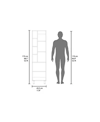 We Have Furniture Delta Storage Cabinet, Bathroom, White