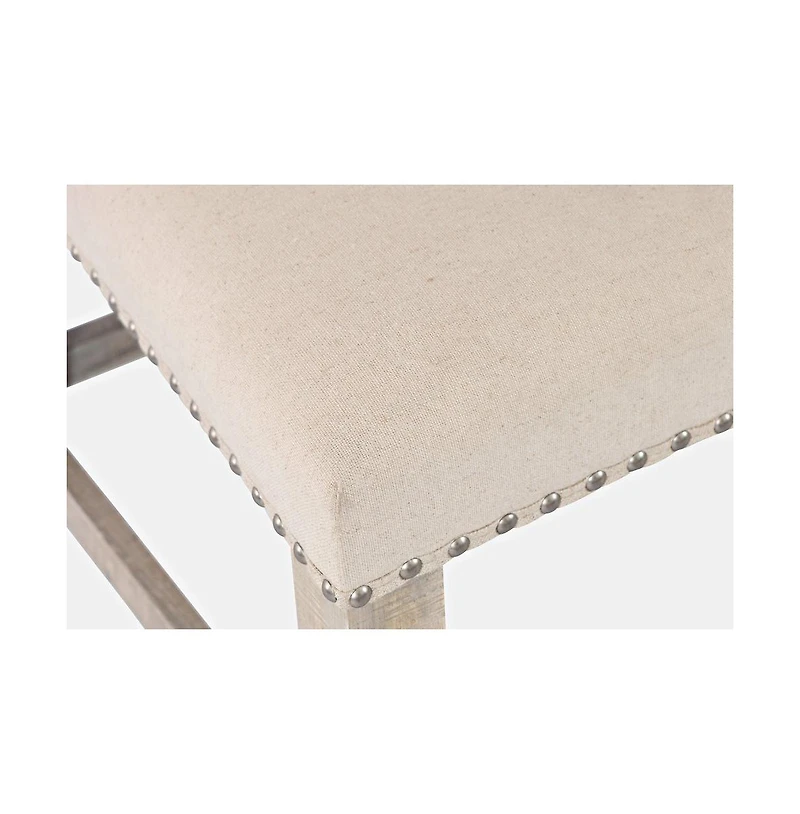 Jofran Fairview Transitional Upholstered Counter Stool (Set of 2