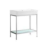 Swiss Madison Pierre Single, Freestanding, Open Shelf