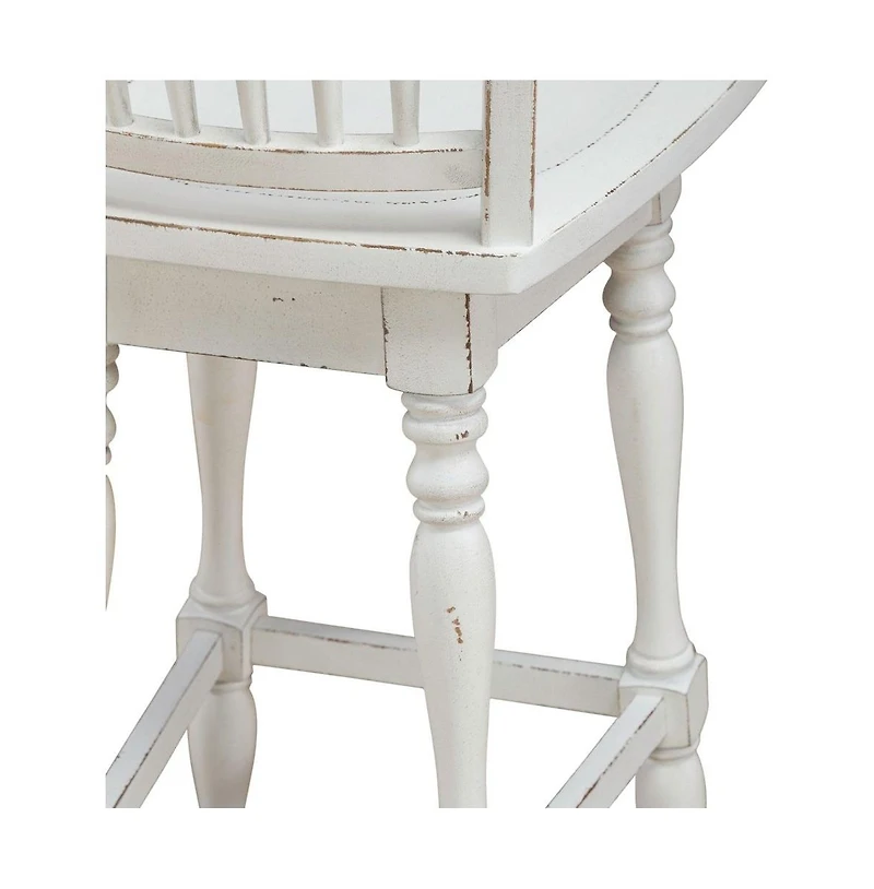 Liberty Furniture Industries, Inc. Spindle Back Swivel Bar Stools - Set of 2