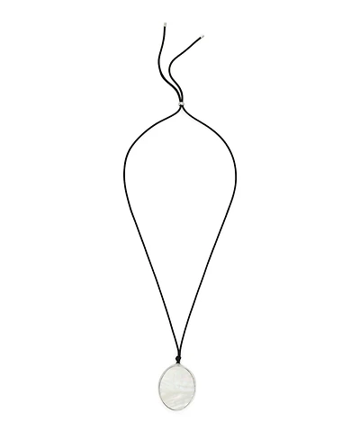 Robert Lee Morris Soho Imitation Pearl Reversible Pendant Long Necklace